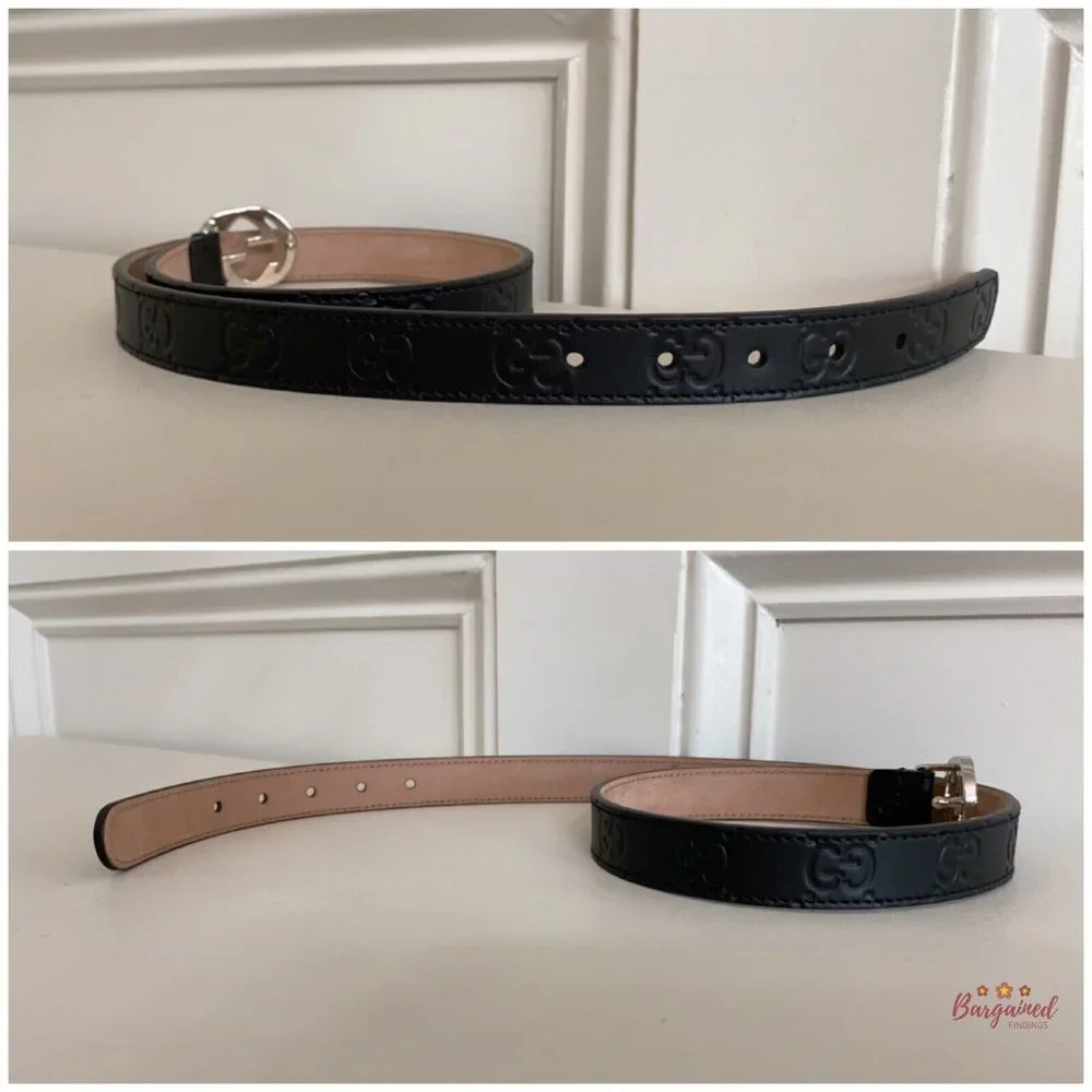 Authentic Children's Gucci Signature Belt - L